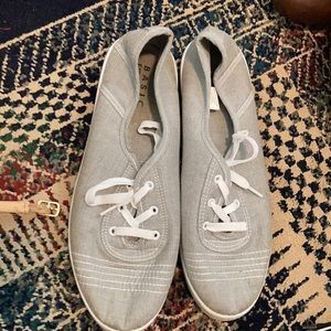 Gray shoes